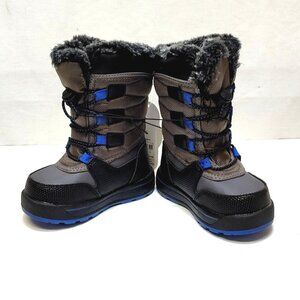 Wonder Nation Toddler Kid Mid-Calf Bungee Winter Boot -20°F Temp Rated Boy Sz 6